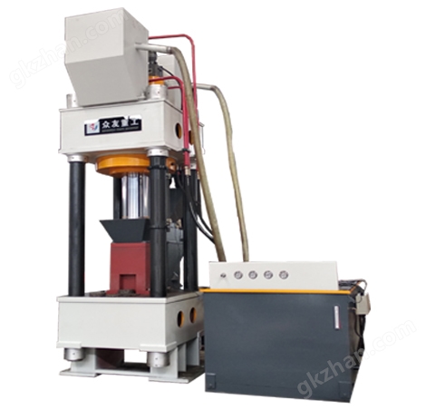 630吨金属屑压块液压机 630吨金属粉末成型油压机屑饼机